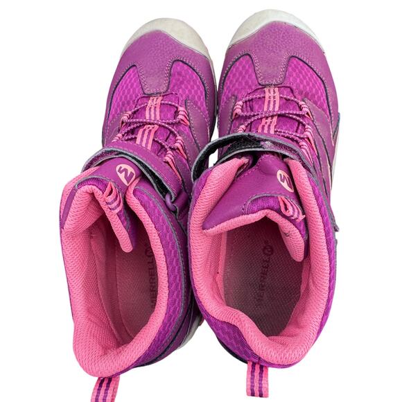 Merrell Chameleon Hiking Boot Unisex Big Kid Womens 6.5 Pink Waterproof MK159720 - Picture 6 of 9